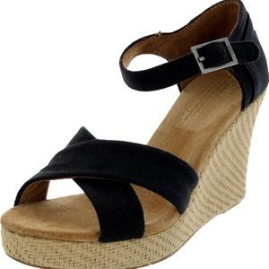 TOMS Strappy Wedge
